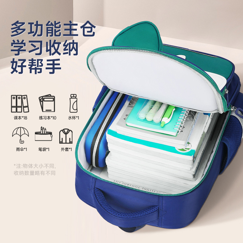 Nuevas cosas buenas, mochilas escolares para estudiantes de primaria, reducción científica de la carga, estudiantes de grado 1-3-6, mochila ligera de gran capacidad para niños y niñas