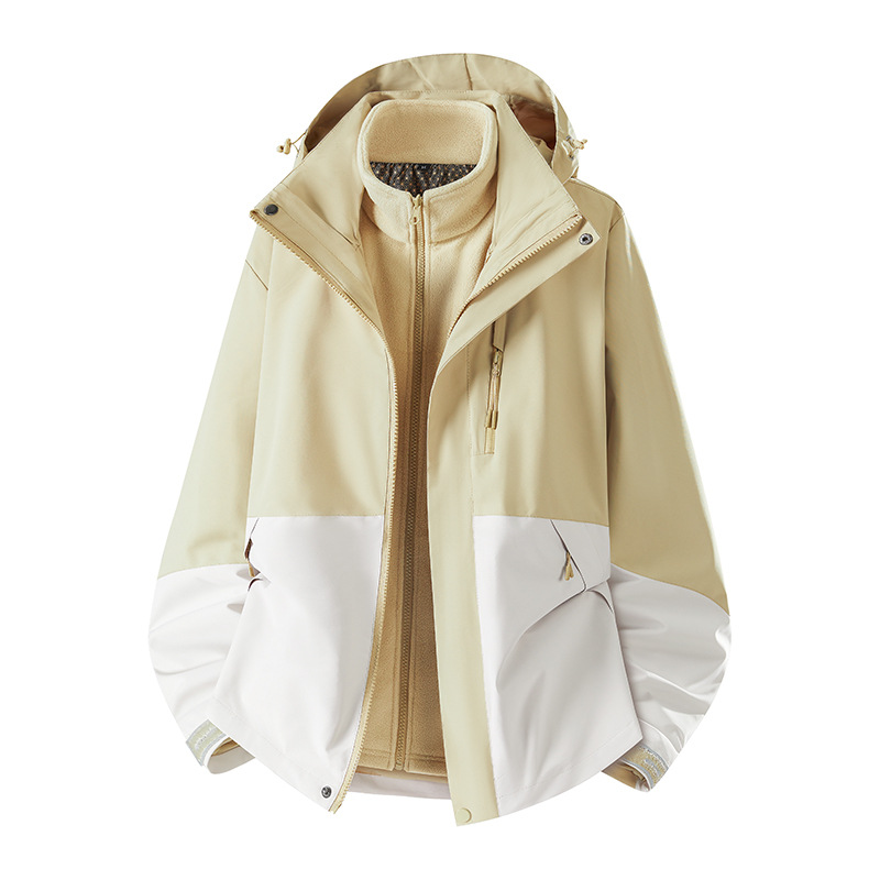 2026 chaqueta de asalto al aire libre 3 - en - 1 hombre y mujer chaqueta deportiva de capa suave chaqueta de montaña chaqueta impermeable