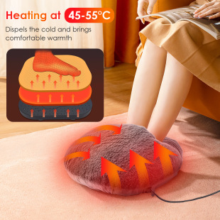 Winter new USB foot warmer removable and washable dormitory cartoon electric heating shoes foot warmer artifact electric heating foot warmer