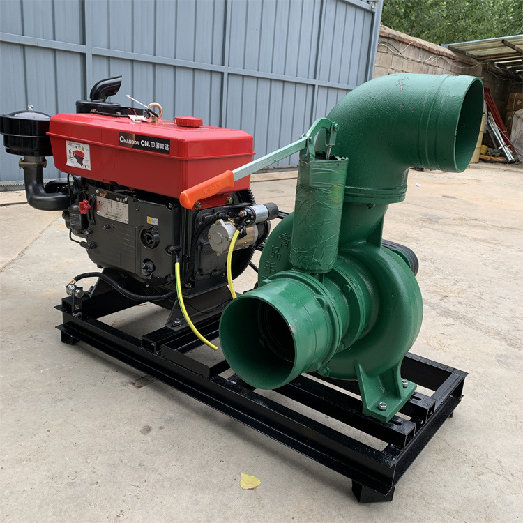 农业浇灌排涝大流量水泵 4寸高压喷灌泵 三点悬挂式抽水机