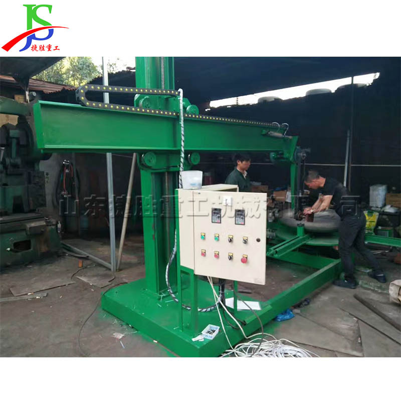 化工行业不锈钢封头抛光机 千叶轮布轮封头打磨机罐体拉丝磨光机