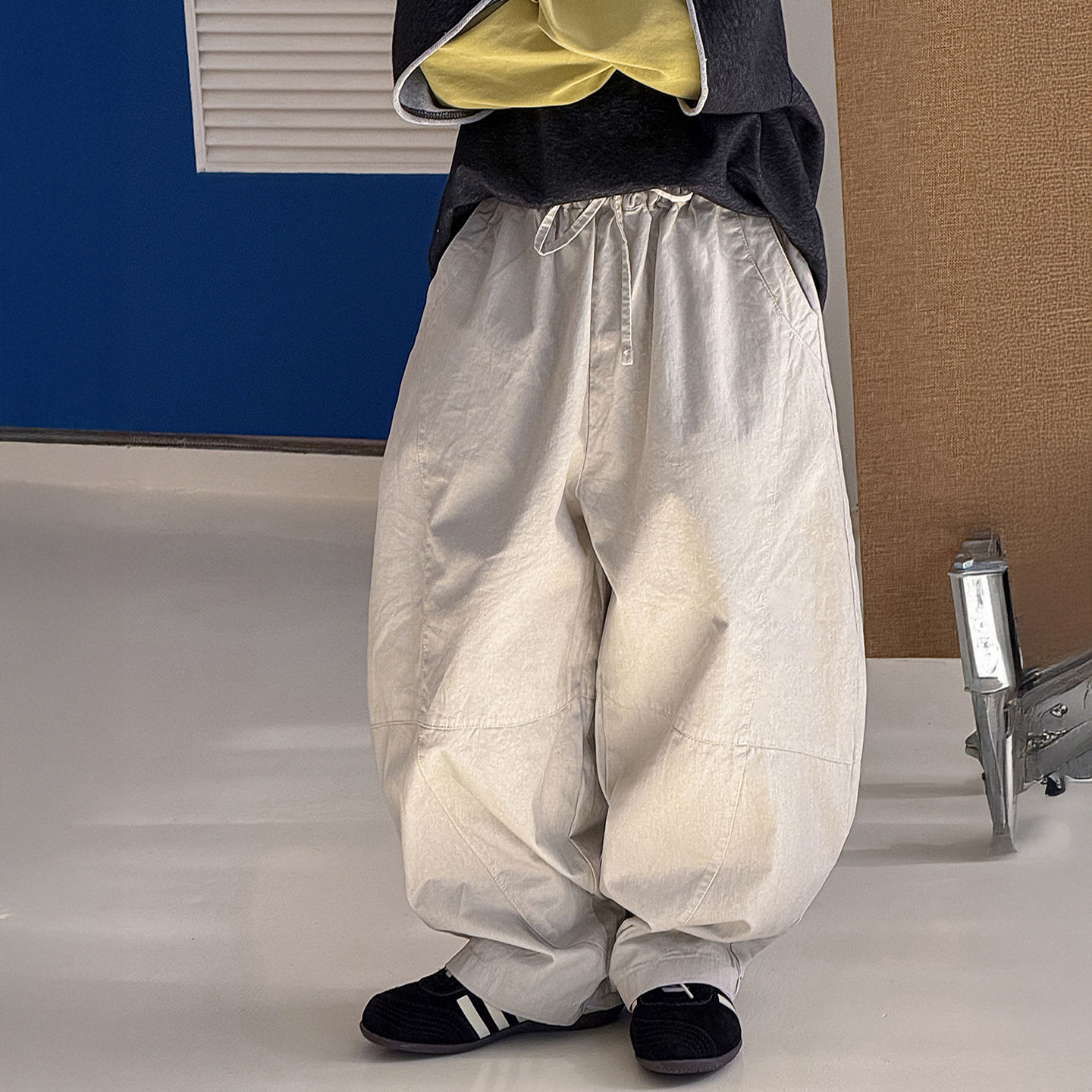 Cotton casual pants