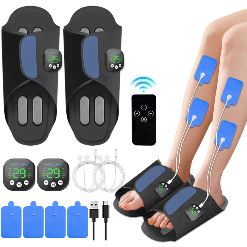 新品EMSフットマッサージャーマイクロ電流フットマッサージャー充電ポータブルパルスマッサージ靴足裏マッサージャー|undefined