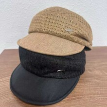 批发韩国2026年早春新款日系复古镂空马术帽薄款遮阳防晒报童帽女