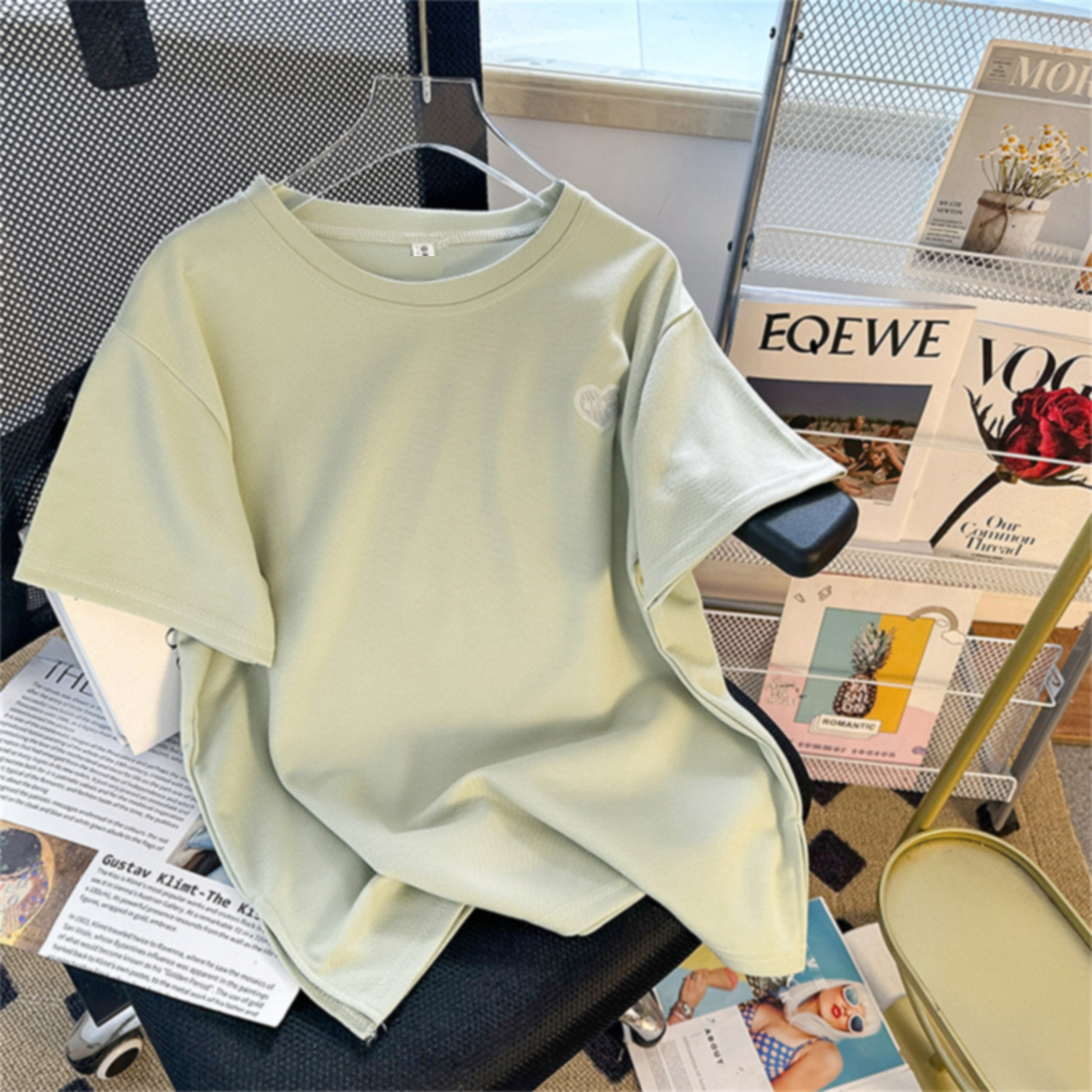 Women's Summer Casual Short Sleeve & Shorts Set – Loose Fit Breathable Polyester Two-Piece Outfit (M-3XL, Slimming Design, Trendy Letter Print) _ecoleips.com