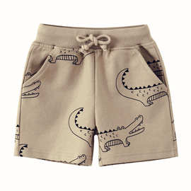 夏季儿童新款棉印花短裤 男童休闲裤 中小童童装棉童裤
