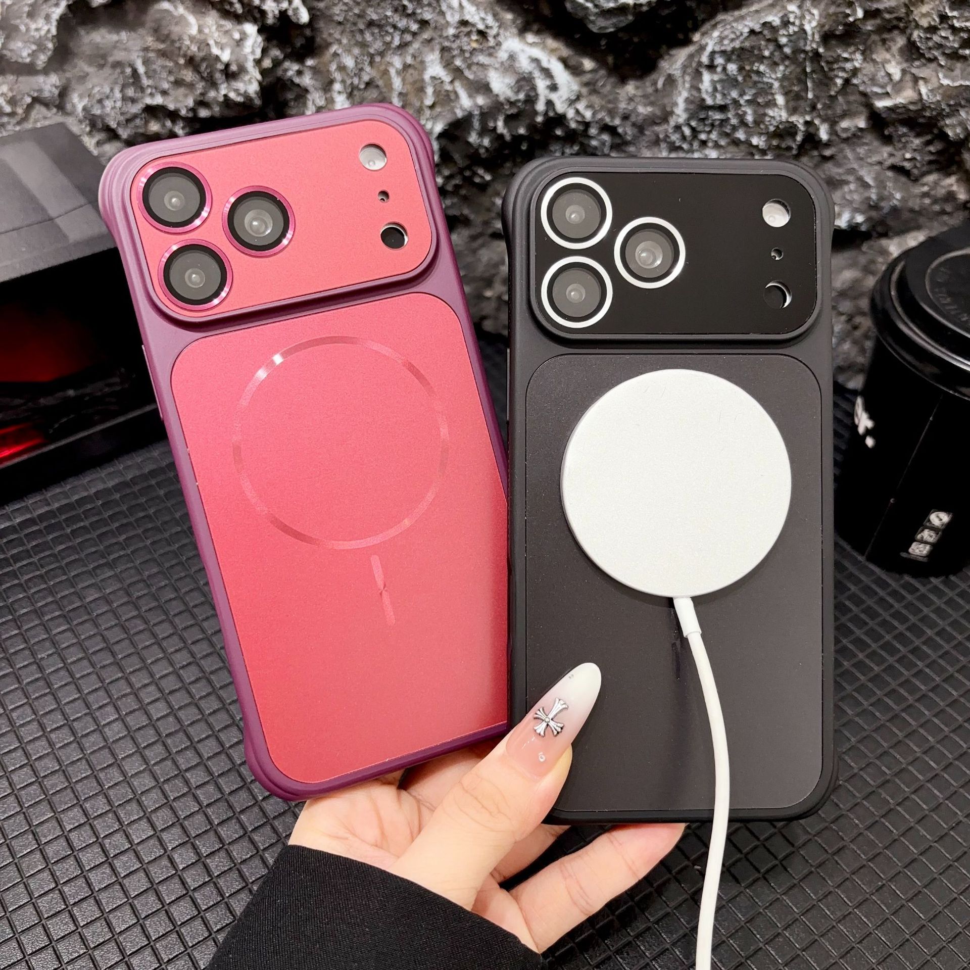 Funda Magnética Anticaídas para Celular iPhone 18 Pro Max / 17 de PC image 4