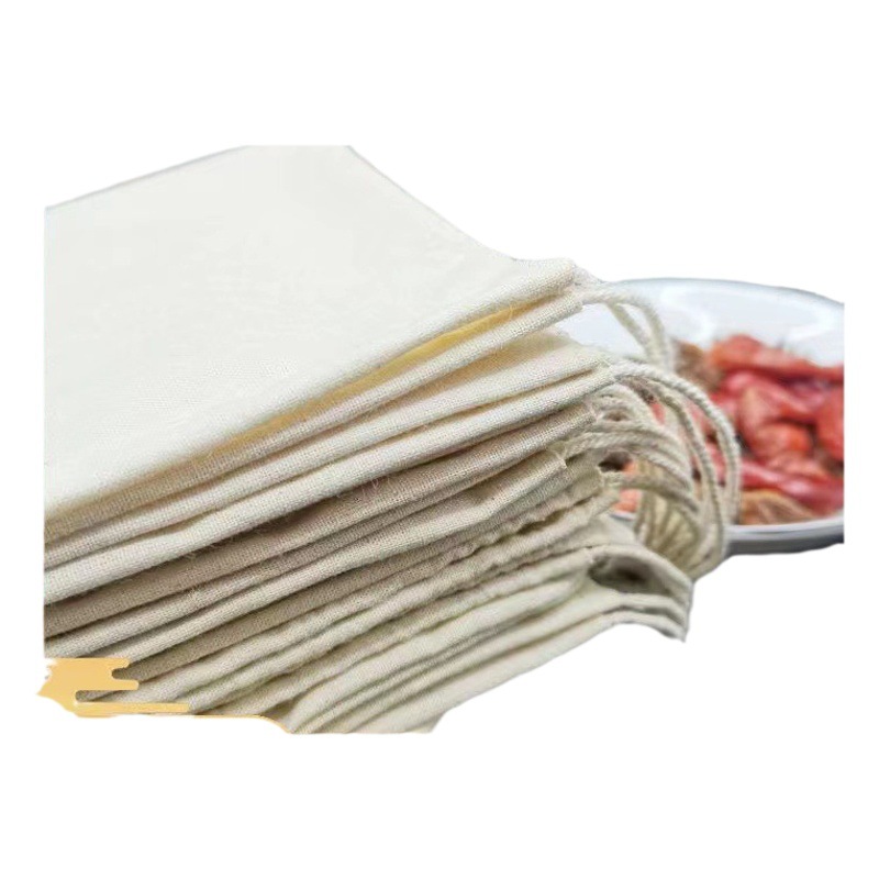 Bolsa de tela de hilo de algodón puro bolsa de tela de Medicina Tradicional China bolsa de té freír medicina filtro sopa de vino bolsa de separación de escoria bolsa de material bolsa de estofado