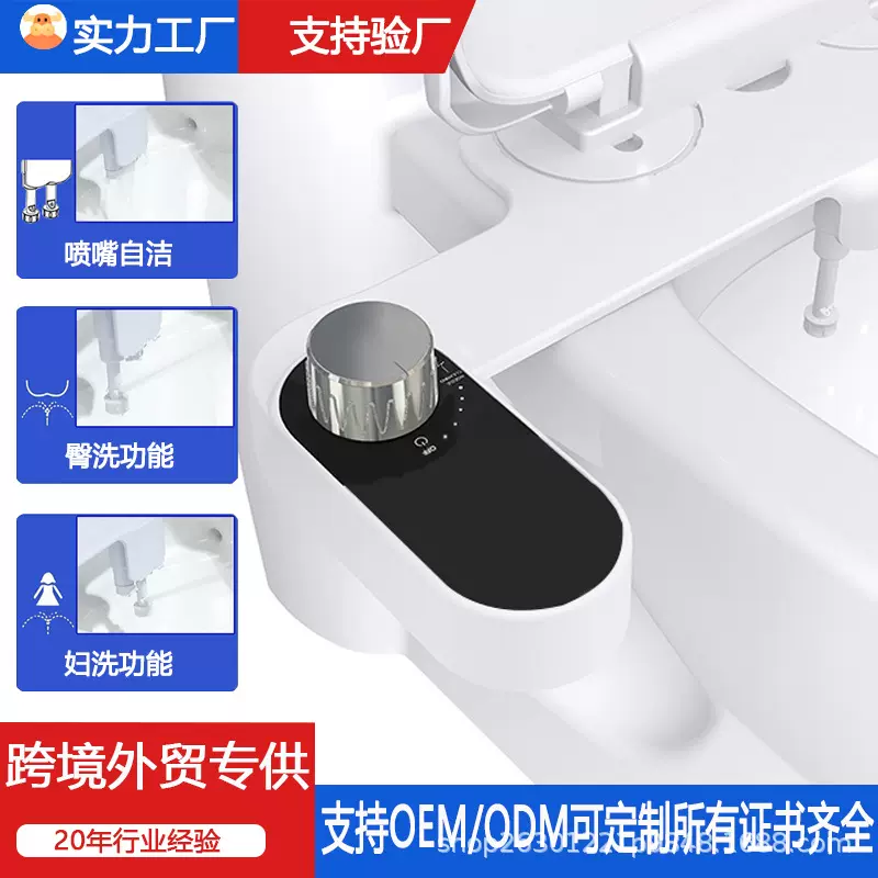 跨境不用电妇洗器家用洗屁股产后便后外阴冲洗器私处双喷头洁身器