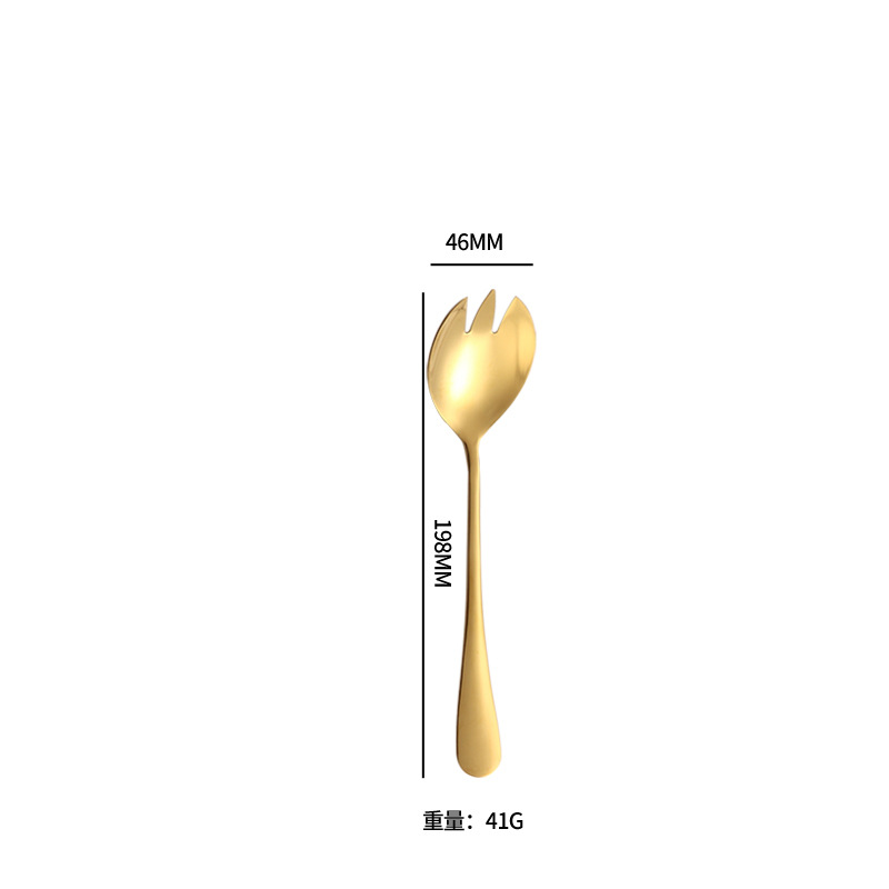 샐러드 포크 - 골드
