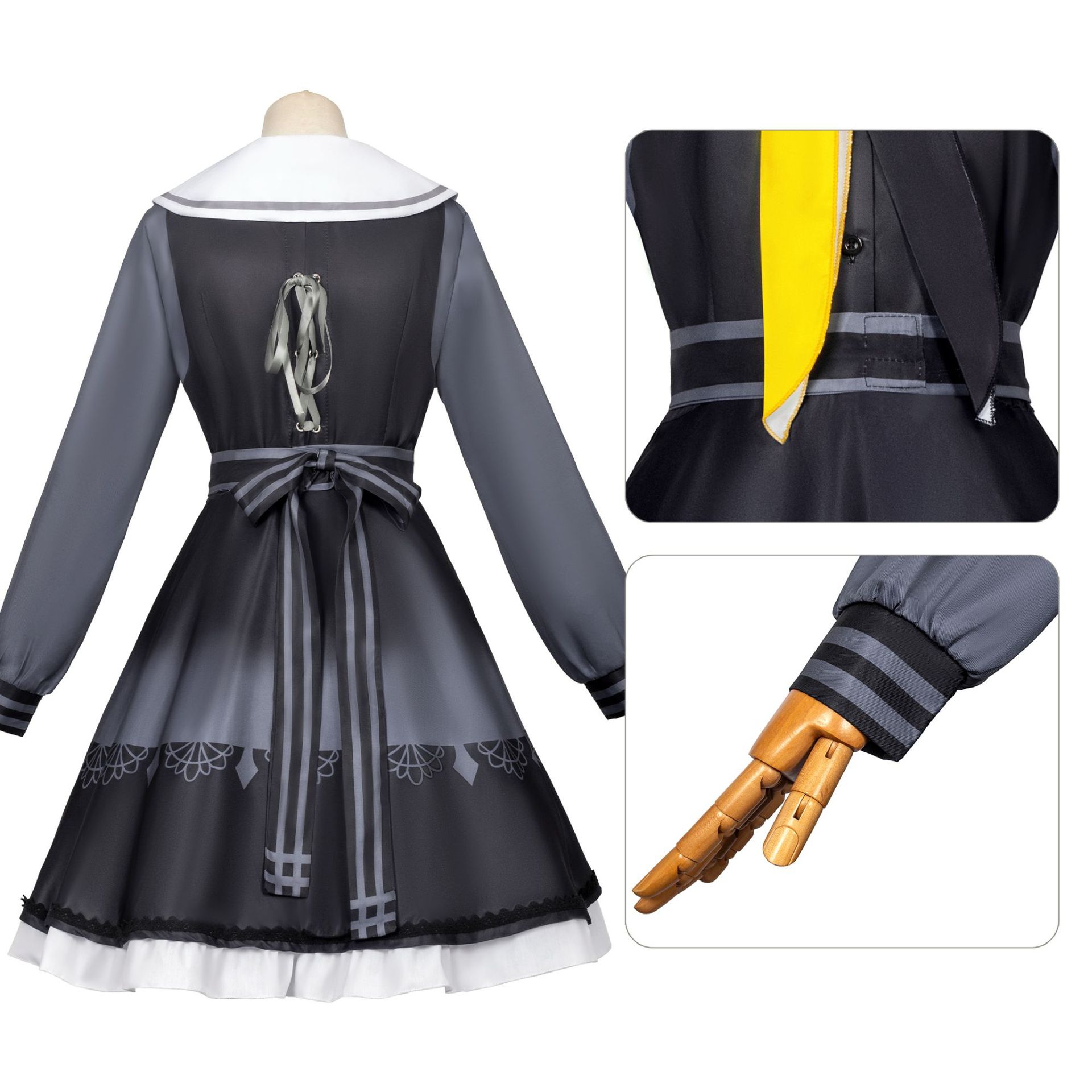 Disfraz de cosplay de Project Sekai, Akiyama Mizuki, Yozui Kanade, Asahina Mafuyu, ropa de cosplay de anime