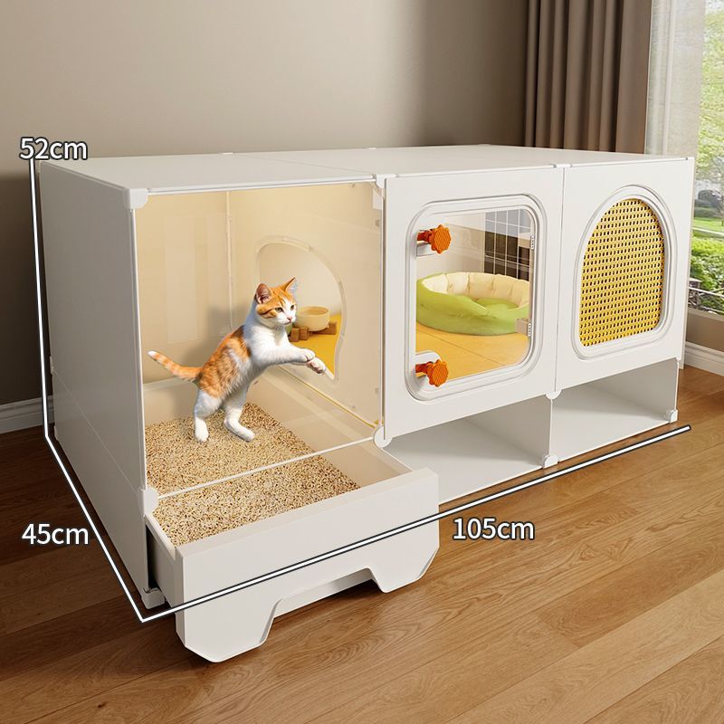 깊이 105*45*52 화이트 [하단 높이/수납] ✦✓