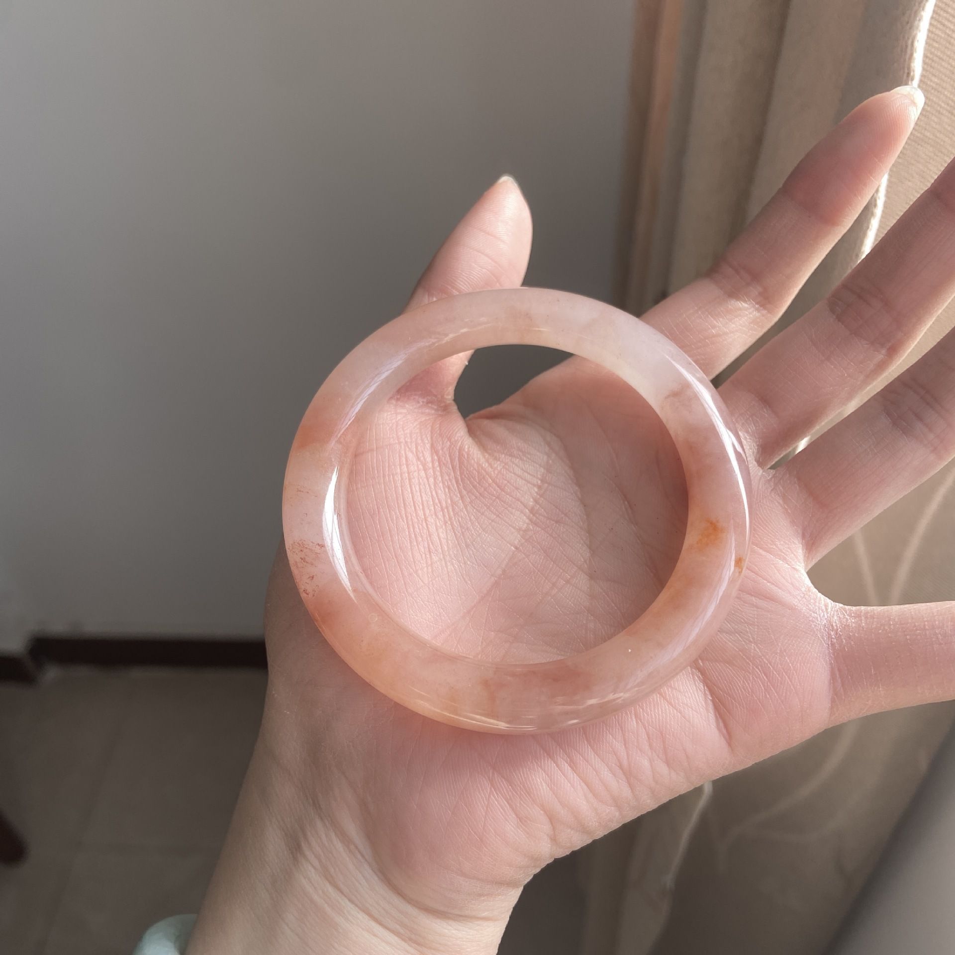 천연 복숭아꽃 소 54MM