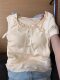 9016# thread cloth lace spell fake two short-sleeved T-shirt women's summer