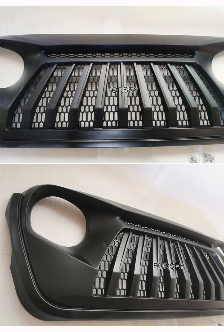 Suitable for 2018+ Jeep Wrangler JL front grille and front bumper center mesh
