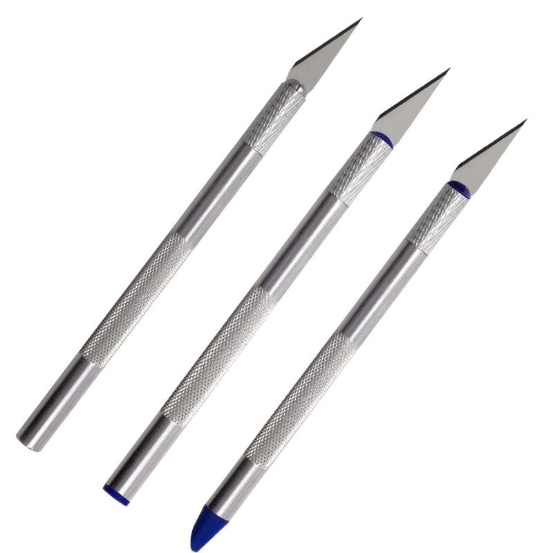 彫刻刀セットアルミ合金彫刻刀手帳彫刻刀筆刀模型製作工具携帯電話フィルム美工刀|undefined