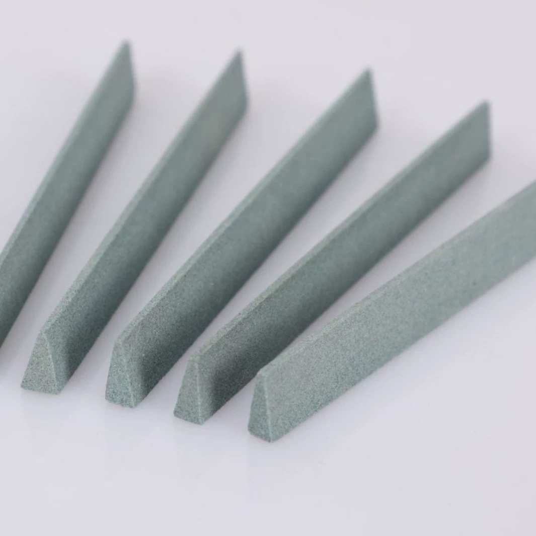 Скульптурный нож точильный камень мариновый зеленый углерод песчаный полоска 100*10*5mm