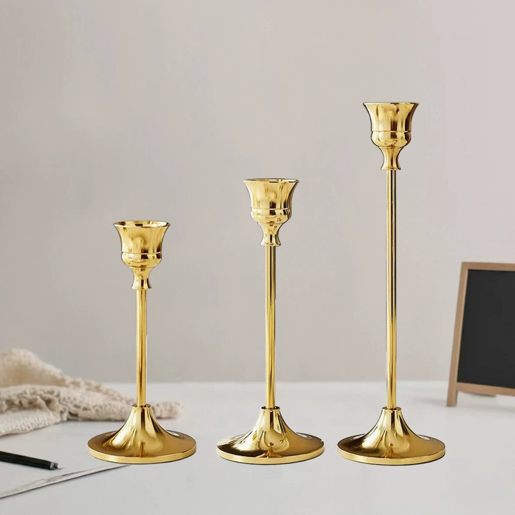 Retro brass candle, props, (Cross-border trading)