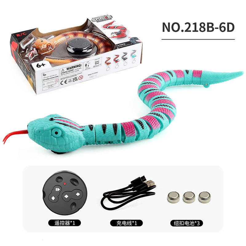 Ratón de simulación de control remoto por infrarrojos eléctrico transfronterizo Cobra Toda la persona parodia modelo animal juguete juguete para mascotas