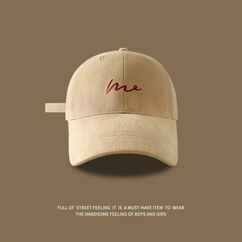 Baseball Cap Summer Sun Hat, Letters Embroidery, Adjustable, Sizes 54–63 cm