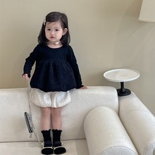 童装2024女童秋装新款儿童上衣娃娃衫洋气花苞裤春秋韩版两件套装