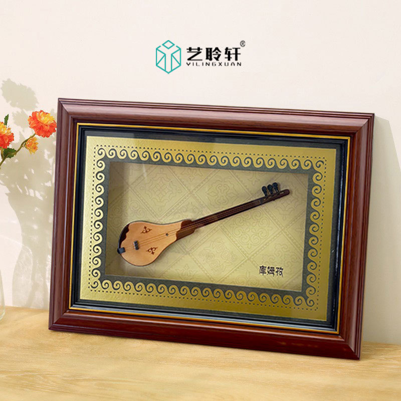 Customized Antique-Style Imitation Solid Wood Photo Frame Crafts, Small Guzheng Model Photo Frame, Empty Frame, Pearl Painting Hollow Foam Photo Frame Customized Antique-Style Imitation Solid Wood Photo Frame Crafts, Small Guzheng Model Photo Frame, Empty Frame, Pearl Painting Hollow Foam Photo Frame