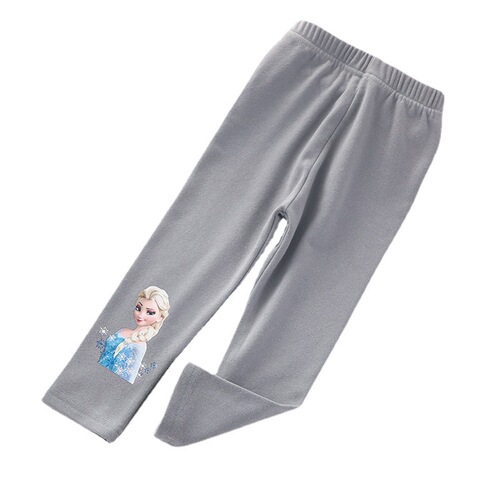 Girls spring and autumn leggings  new children's style cartoon pants little girls wear slim autumn trousers