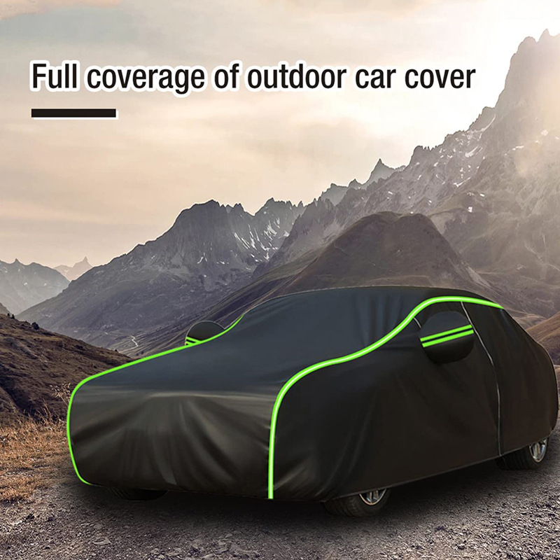 Oxford Cloth Car Cover All Weather Sun Shade Rainproof Waterproof