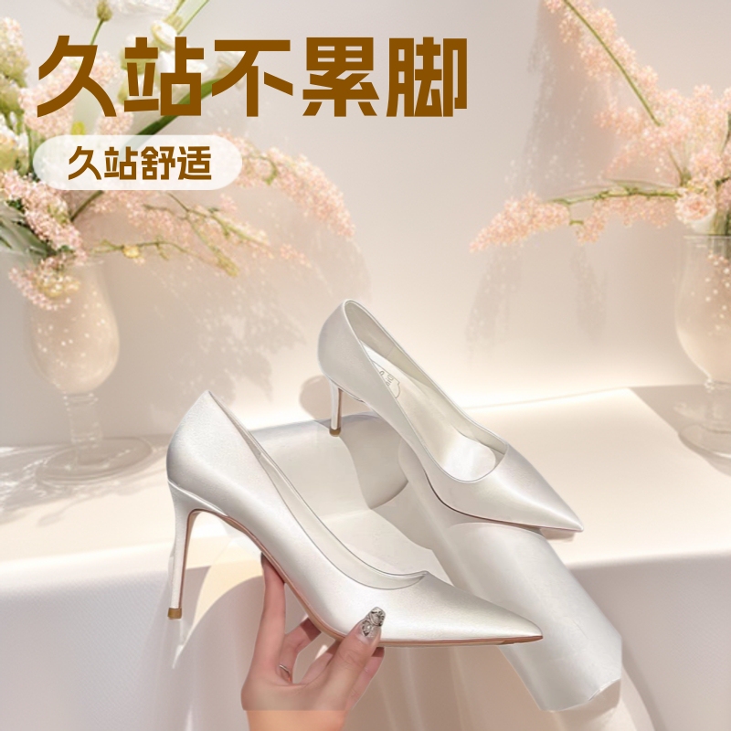 Work Women's Shoes, Stiletto Heel, Soft Leather, Black Spring Commuter Shoes, Not Tired after Standing for a Long Time, Pointed Toe High Heels, Interview Classic Work Women's Shoes, Stiletto Heel, Soft Leather, Black Spring Commuter Shoes, Not Tired after Standing for a Long Time, Pointed Toe High Heels, Interview Classic