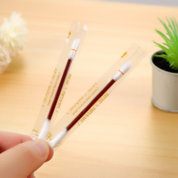 Disposable antibacterial cotton swabs