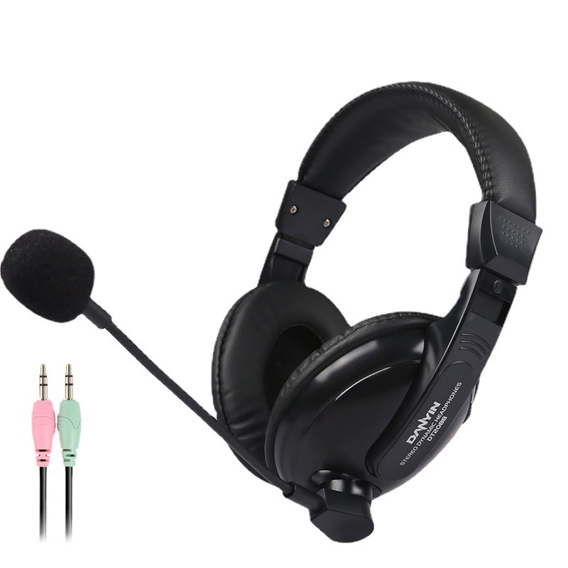 Электронная музыка DT-2088, компьютерная гарнитура для игр, микрофон, глубокие басы, для прослушивания