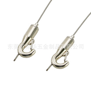 Hanging Painting Exhibition Hall Painting Hook Accessories Painting Hook Code Stainless Steel Wire Rope Painting Hook Steel Wire Adjustable J-Type
