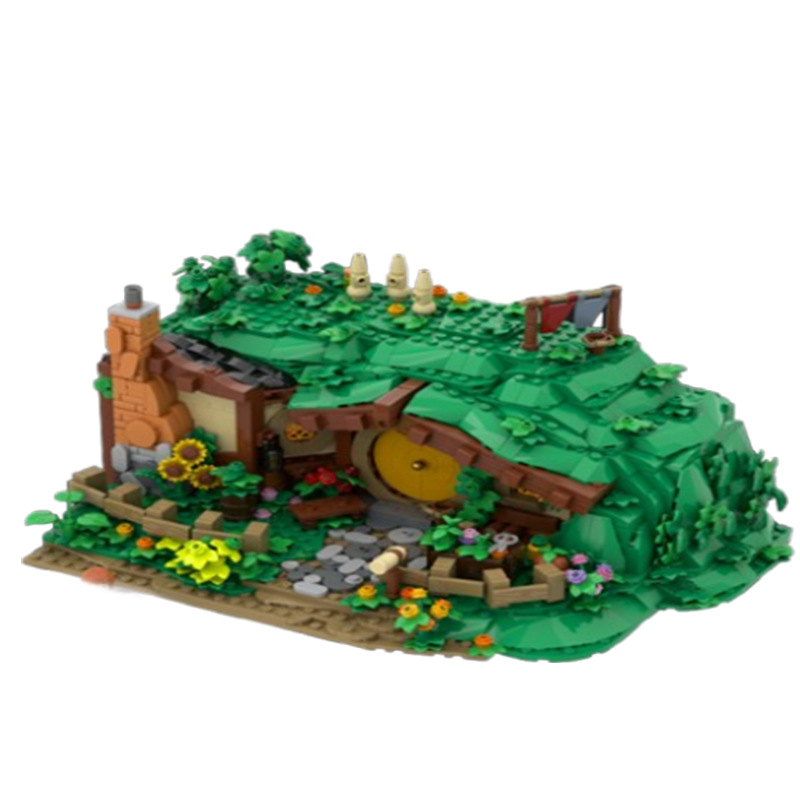Jeu de construction éducatif de château vert pour enfants_voghion.com