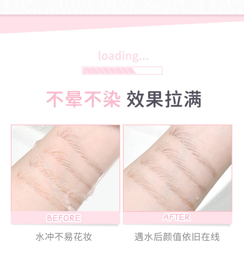 NOVO dual-head ultra-fine rotating eyebrow pencil is waterproof, sweat-proof, and less likely to smudge. For beginners, each eyebrow is distinct and creates a three-dimensional wild eyebrow undefined