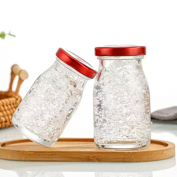 批发透明带盖鲜炖花胶瓶密封玻璃瓶耐高温燕窝瓶分装玻璃小瓶空瓶