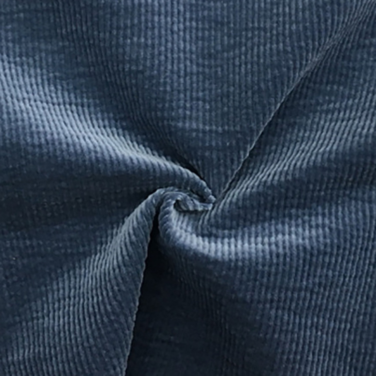 Wale11 nuevo color sólido textil elástico algodón spandex tela de lana