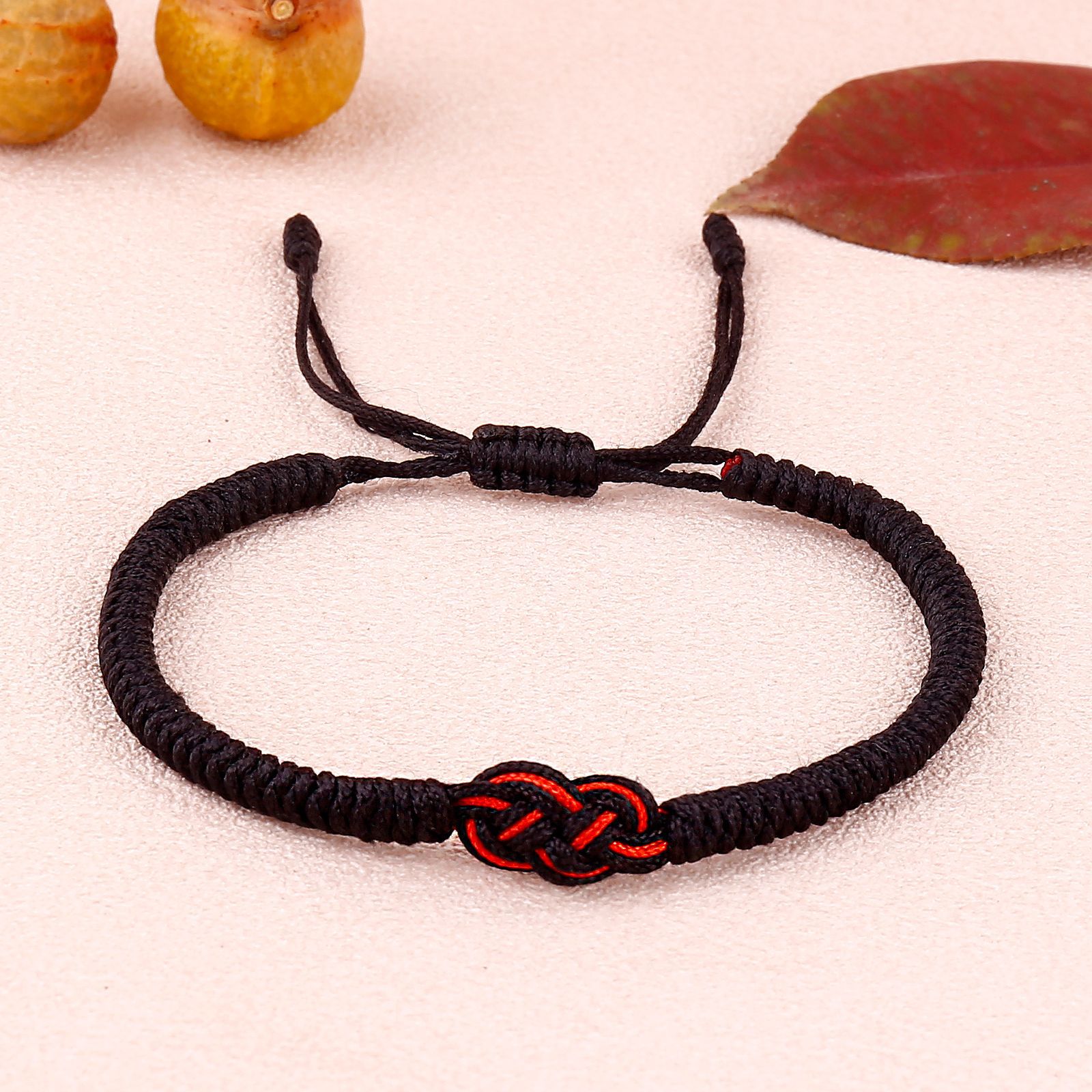 Casual Geometric Colorful Braided Rope Irregular Knitting Unisex Bracelets display picture 1