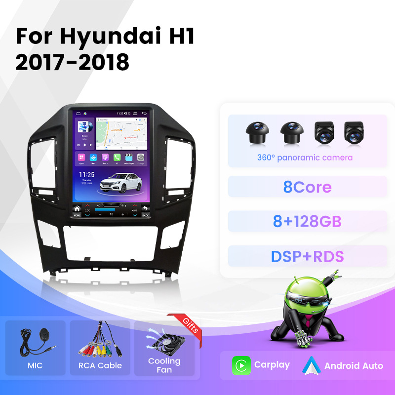 Applicable modern Hyundai H1 2017-2018 Vehicle Multimedia after the Android Bluetooth GPS navigation screen 2