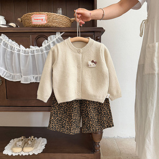 Baby Clothes, Sweaters, Autum Clothes, Baby Girl Suits, Fashionable New One-Year-Old Infants, Spring and Autum Style Two-Piece Sets