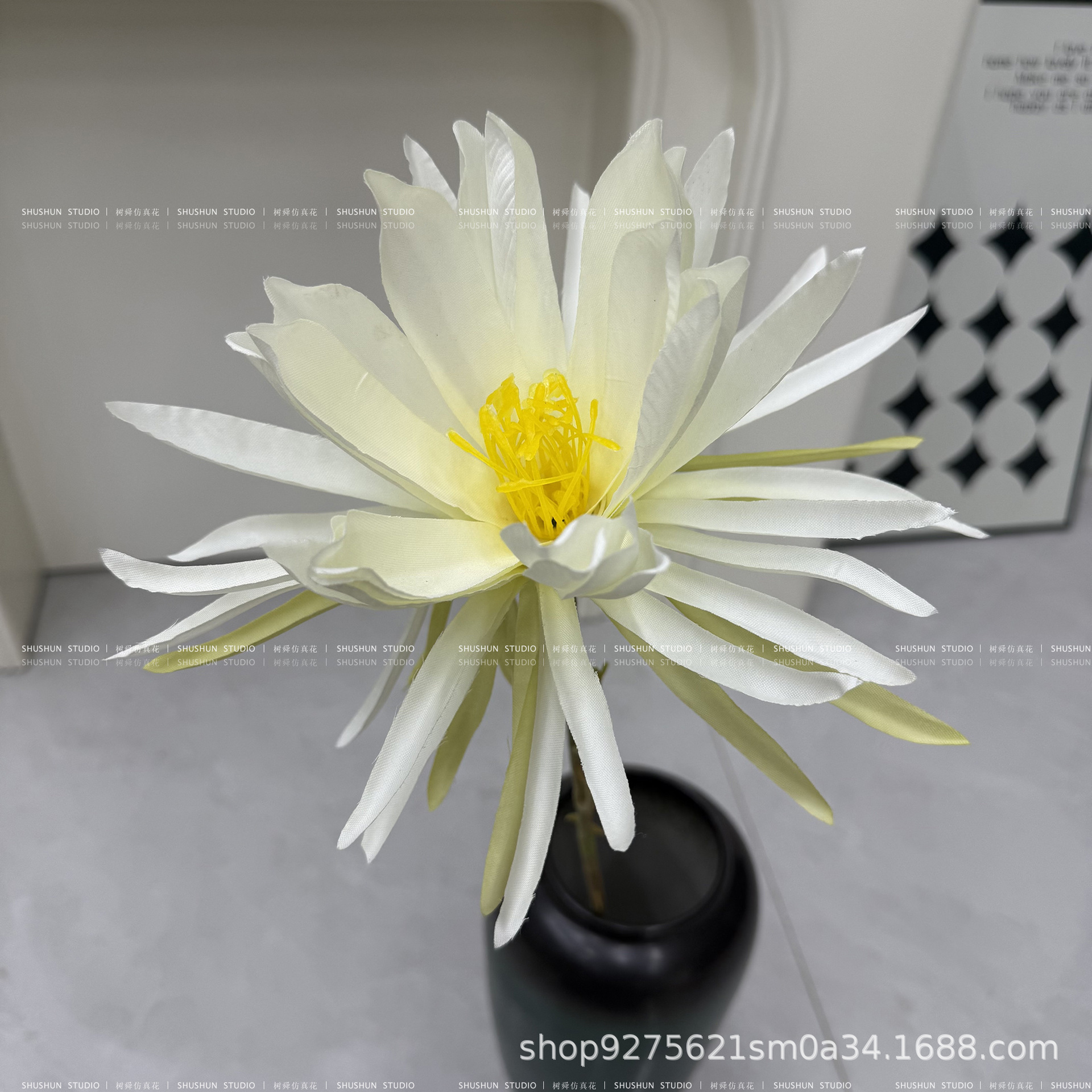 Flor de flor-blanco lechoso