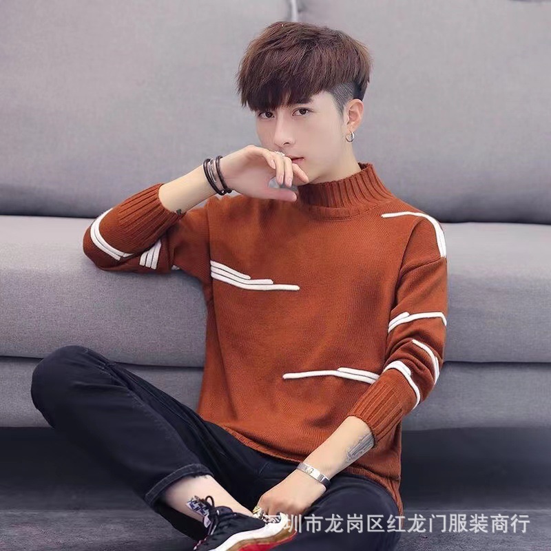 2022 Autumn and winter new stylish thick pullover sweaters for men and warm wool sweaters, wholesale from foreign trade sources at street stalls pic 29