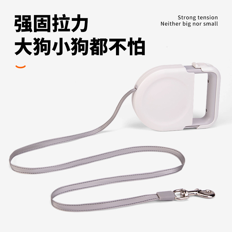 Nueva cadena de perro de tracción transfronteriza, cuerda para pasear perro especial para cachorros, cuerda de tracción telescópica automática a prueba de explosiones, pelo directo de fábrica