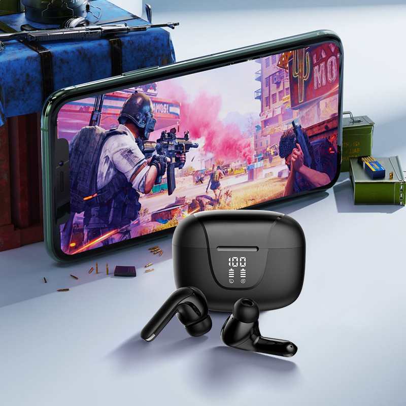新しいbluetoothイヤホン5.3S42TWSワイヤレスbluetoothイヤホンノイズ音楽ANC ENC入耳式イヤホン|undefined