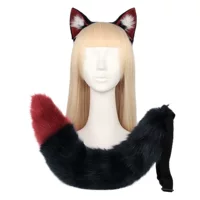 Поколение Техасский волчьи уши Wolftail костюм COS tomorrowman животное заколка для волос моделирование плюшевый хвост