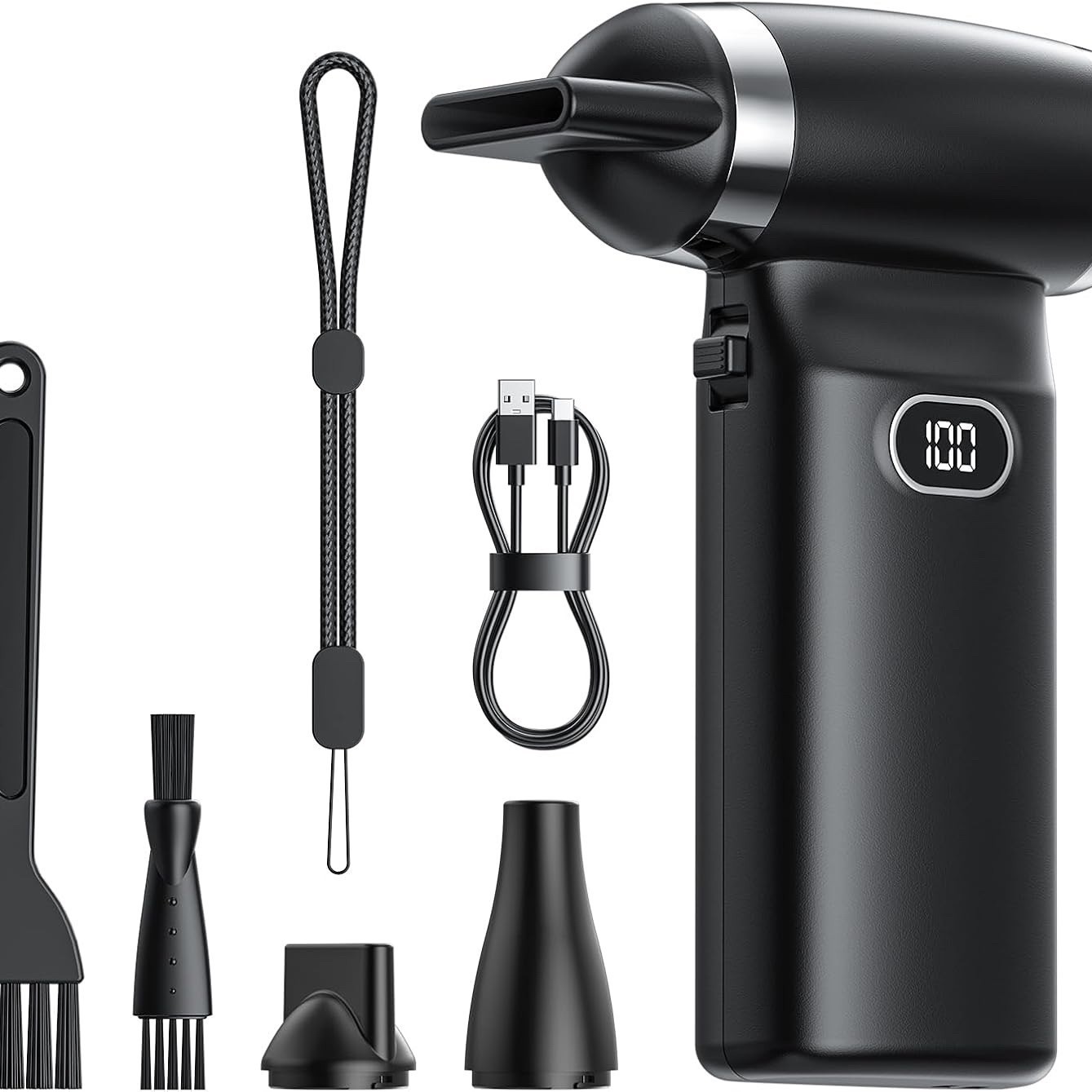 Generador Eólico Portátil de Turbina de Alta Velocidad, Concentrador de Viento para Exteriores, Mini Generador Digital sin Escobillas de 11W