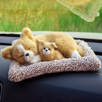 Car ornaments – Dogs, Car Decorations, Bamboo Charcoal - call-chihuahua-parent-child-front-squat