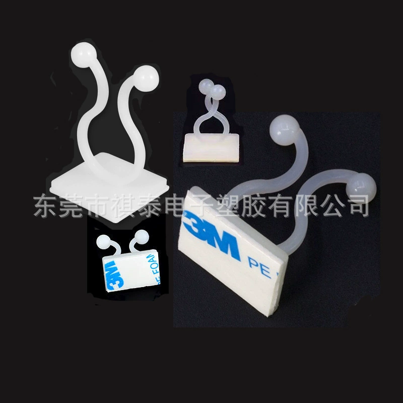 Самоклеящееся кольцо жгута проводов Сферический кабельный зажим Зажим кабельная Пряжка Зеленый держатель редиса Винозина Зеленый