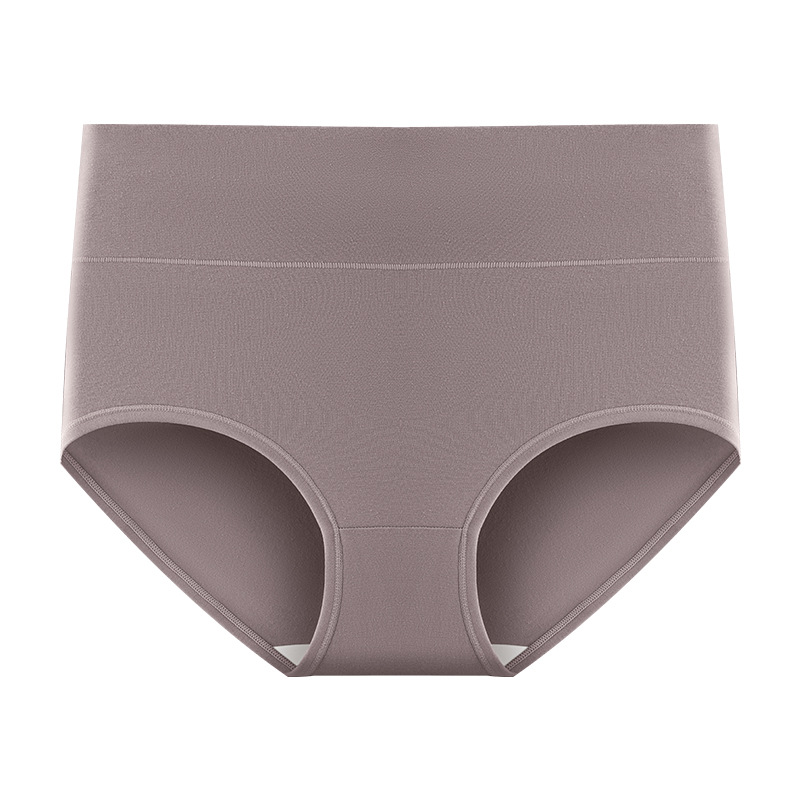 Ropa interior de mujer de algodón de cintura alta Clase A Algodón de cintura alta Algodón 7A Ropa interior de niña antibacteriana de algodón de gran tamaño