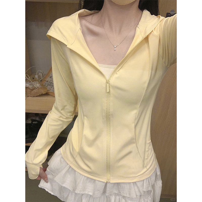 Yellow Slim-Fit Sun Protection Clothing for Women 2026 New Uv Protection Sun Protection Clothing for Petite Women Tops Sun Protection Clothing for Petite Women Yellow Slim-Fit Sun Protection Clothing for Women 2026 New Uv Protection Sun Protection Clothing for Petite Women Tops Sun Protection Clothing for Petite Women