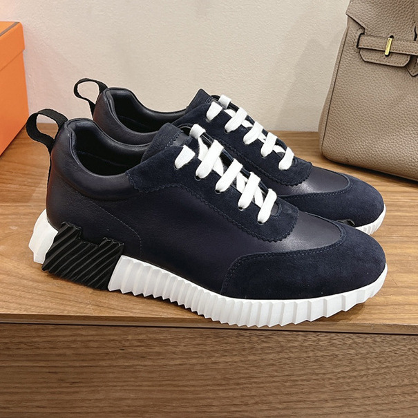 H Brand Cross-Border Plus-Size Fashion Casual Sneakers, Genuine Leather Lace-Up Unisex Versatile Flat Running Shoes, Couple's Favorite